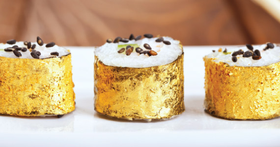 Food Trends 101: Edible Gold Food Dishes