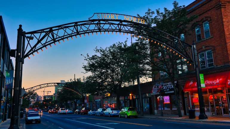 Street view of the Short North Arts District.